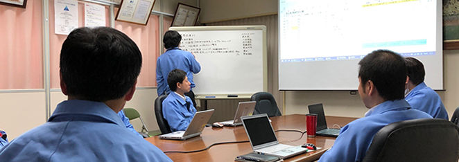 業務改革プロジェクトの様子